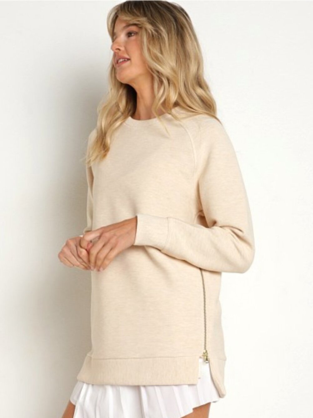 Varley Manning Sweatshirt in Oatmeal Marl